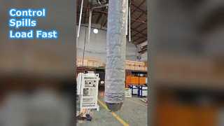 Goulotte de chargement en inox,