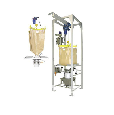 Bulk Powder Ton Jumbo Big Bag Unloader System Silage Dumping Station